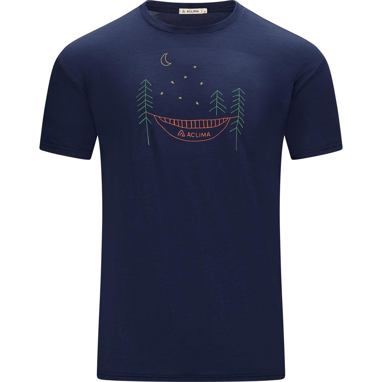 Aclima Mens LightWool 140 Tee Forest (Blå (NAVY BLAZER) X-small)