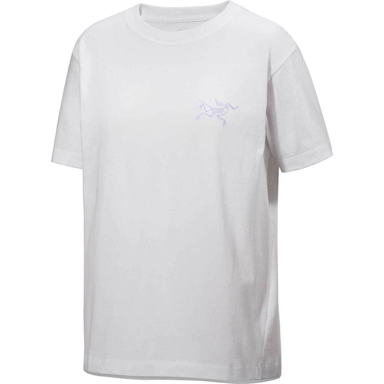 Arcteryx Womens Kragg Cotton Little Bird Crew S/S (Hvid (WHITE LIGHT/WHITE) Small)