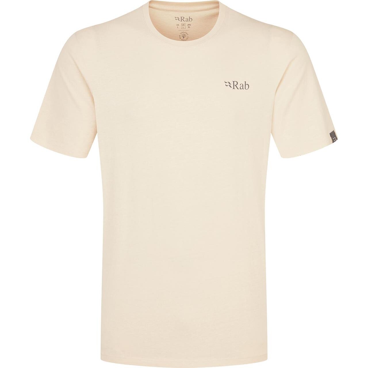 RAB Mens Stance Mountain Peak Tee (Hvid (ECRU) Large)