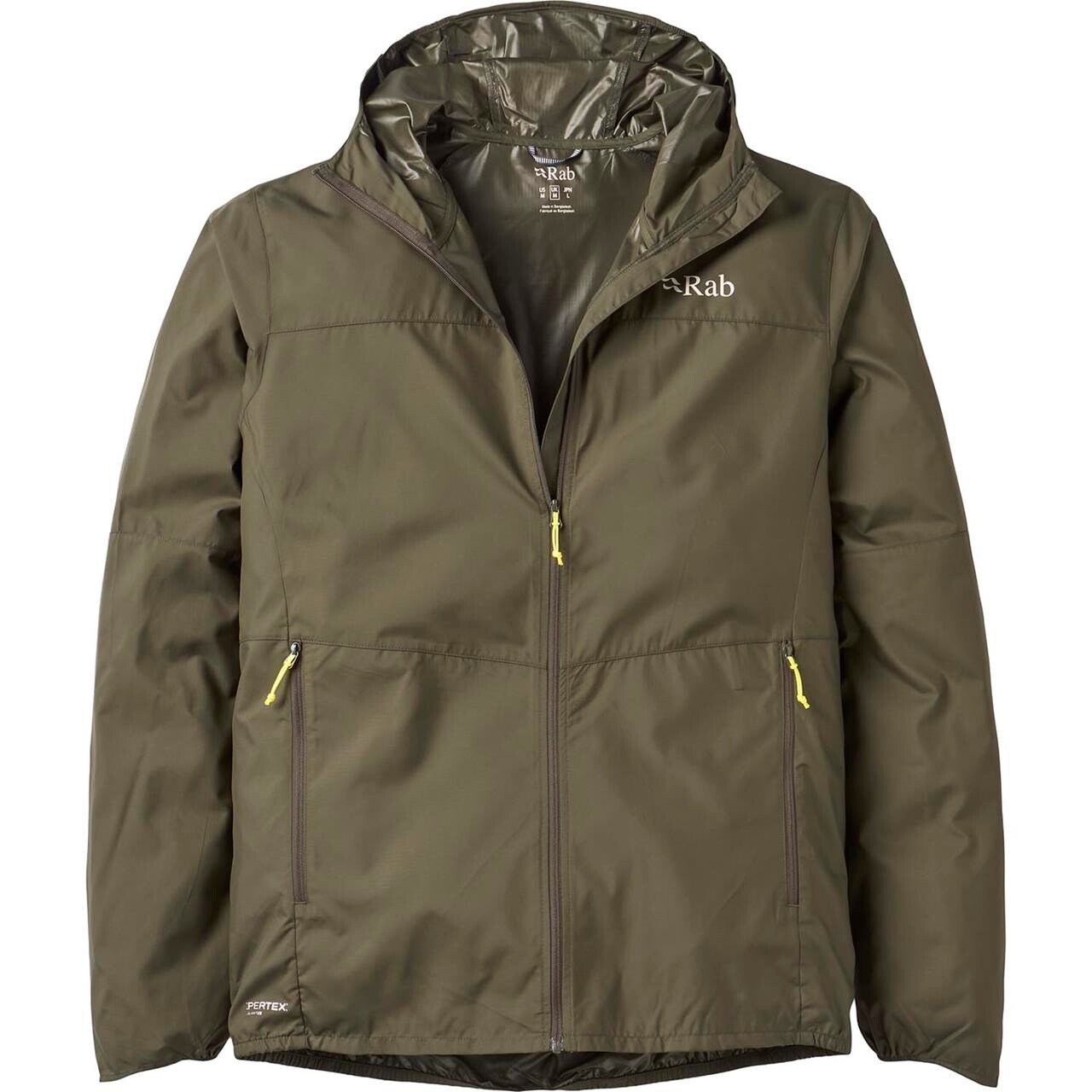 RAB Mens Windgather Hoody (Grøn (ARMY) X-large)