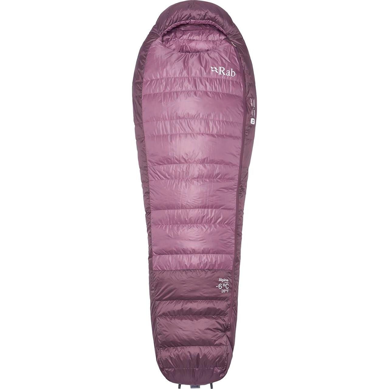 RAB Womens Alpine -6c/20f - Lilla - Personlængde 170 cm