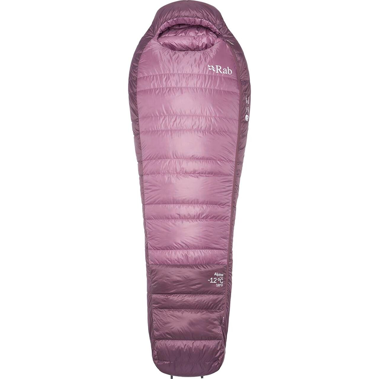 RAB Womens Alpine -12c/10f - Lilla - Personlængde 170 cm
