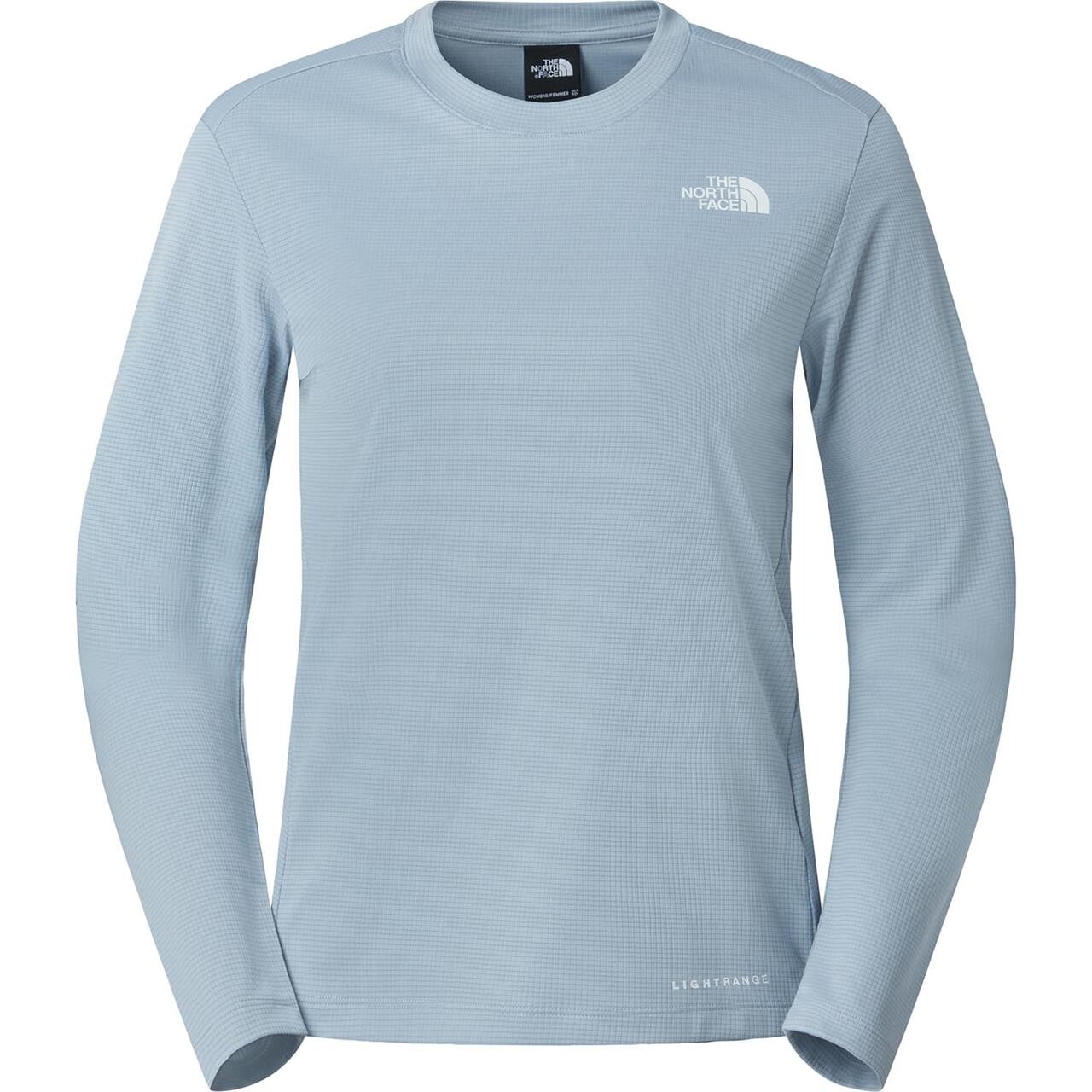 The North Face Womens Shadow Long Sleeve T-shirt (Blå (FROST GREY) Large)
