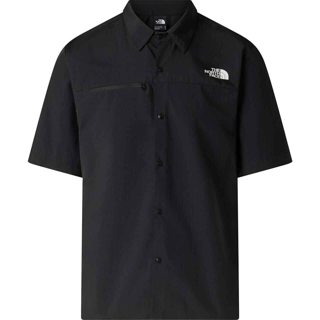 The North Face Mens Packable Short Sleeve Shirt (Sort (TNF BLACK) XX-large)