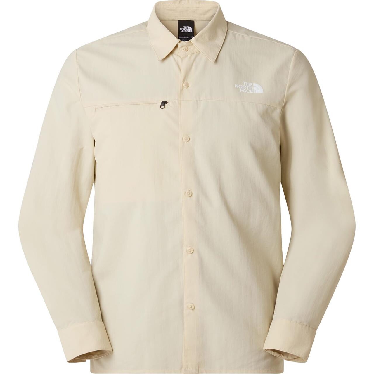 The North Face Mens Packable Long Sleeve Shirt (Hvid (DESERT STONE) XX-large)