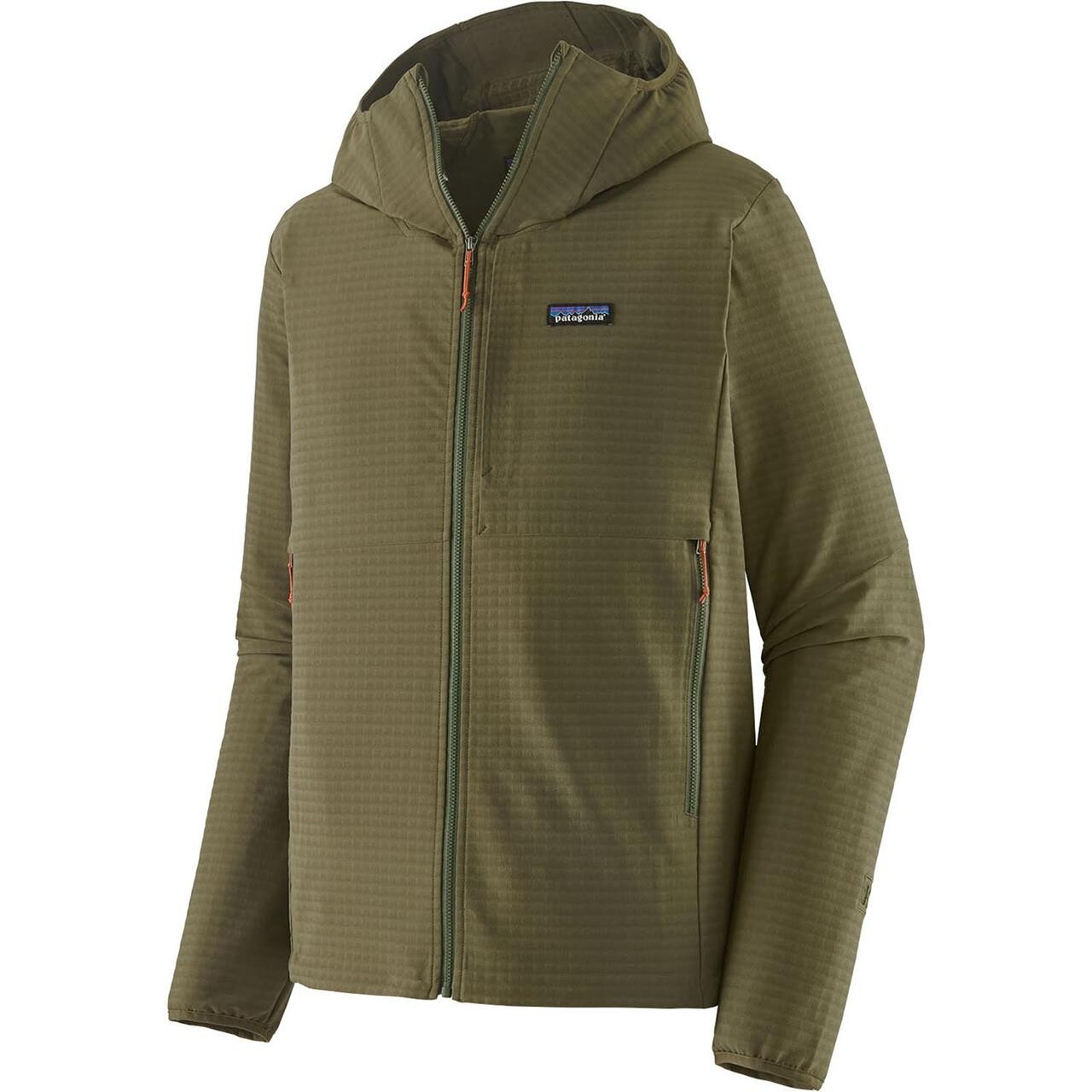 Patagonia Mens R1 Techface Hoody (Grøn (BASIN GREEN) Large)