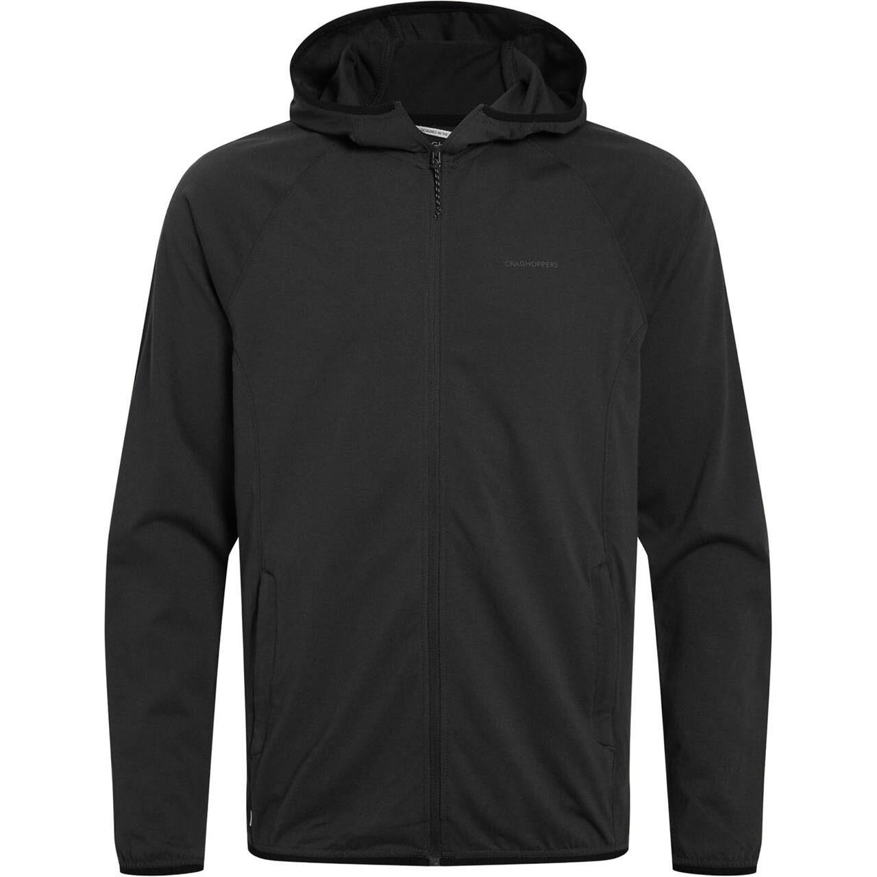 Craghoppers Mens Nosilife Nadim Hooded Jacket (Sort (DARK IRON) Medium)