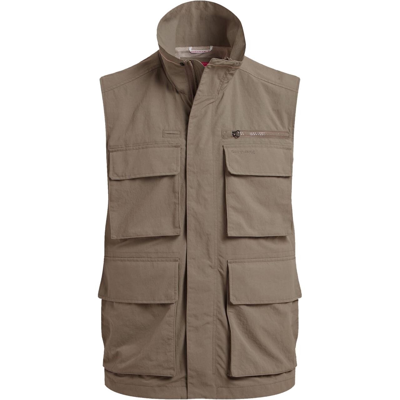 Craghoppers Mens Nosilife Adventure Gilet IV (Beige (PEBBLE) XX-large)