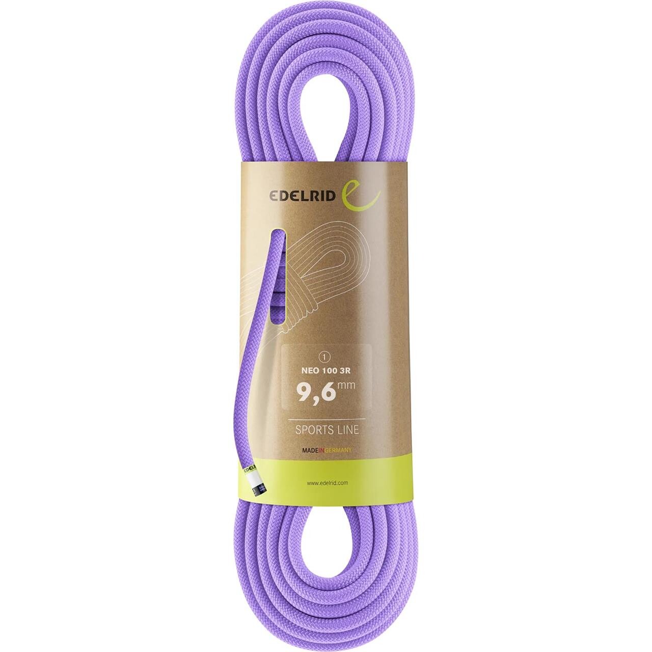 Edelrid Neo 100 3R 9,6mm (Lilla (LAVENDER) 70 M)