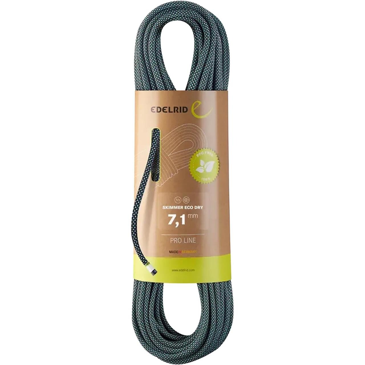 Edelrid Skimmer Eco Dry 7,1mm - 50 M - Night - Str. Pcs - Reb