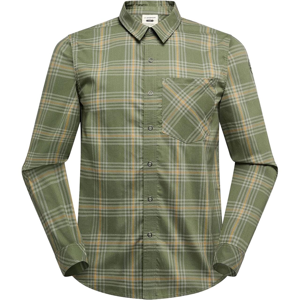 La Sportiva Mens Outer Space L/S Shirt (Grøn (CYPRESS) Small)