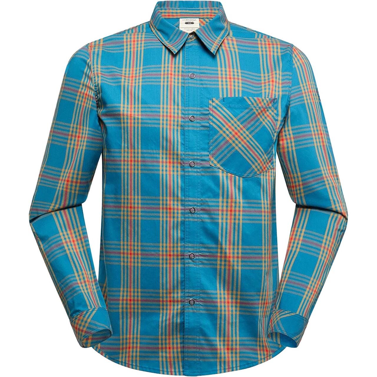 La Sportiva Mens Outer Space L/S Shirt (Blå (LAKE) Small)