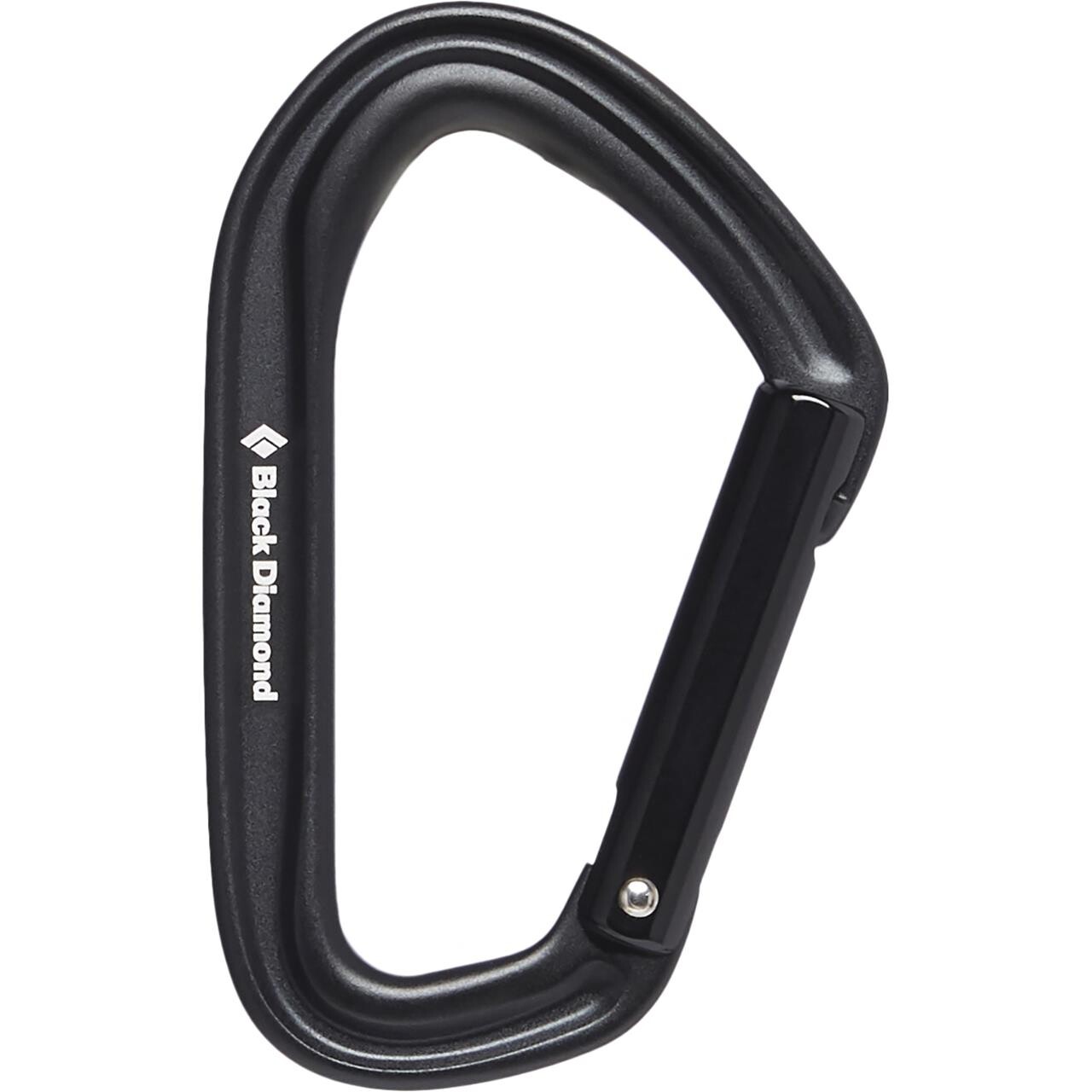 Black Diamond Hotforge Straight Gate Carabiner (Sort (BLACK))