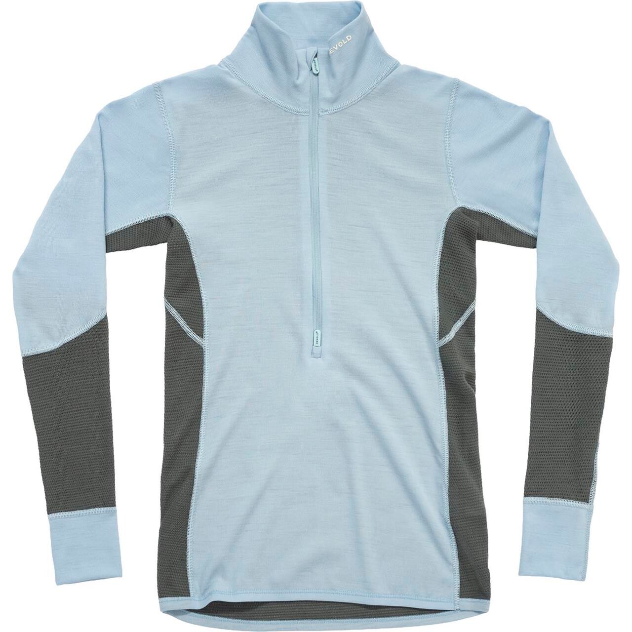 Devold Womens Wool Mesh 190 Zip Neck (Blå (DAWN/CASTLEROCK) Medium)