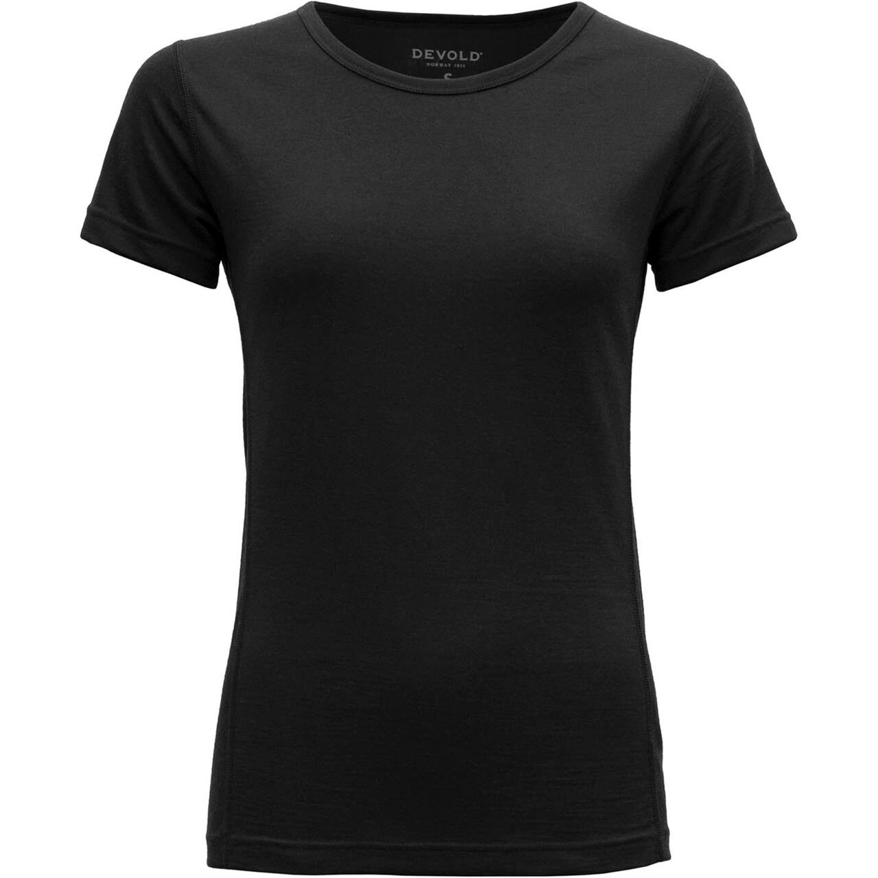 Devold Womens Breeze Merino 150 T-shirt (Sort (BLACK) Large)