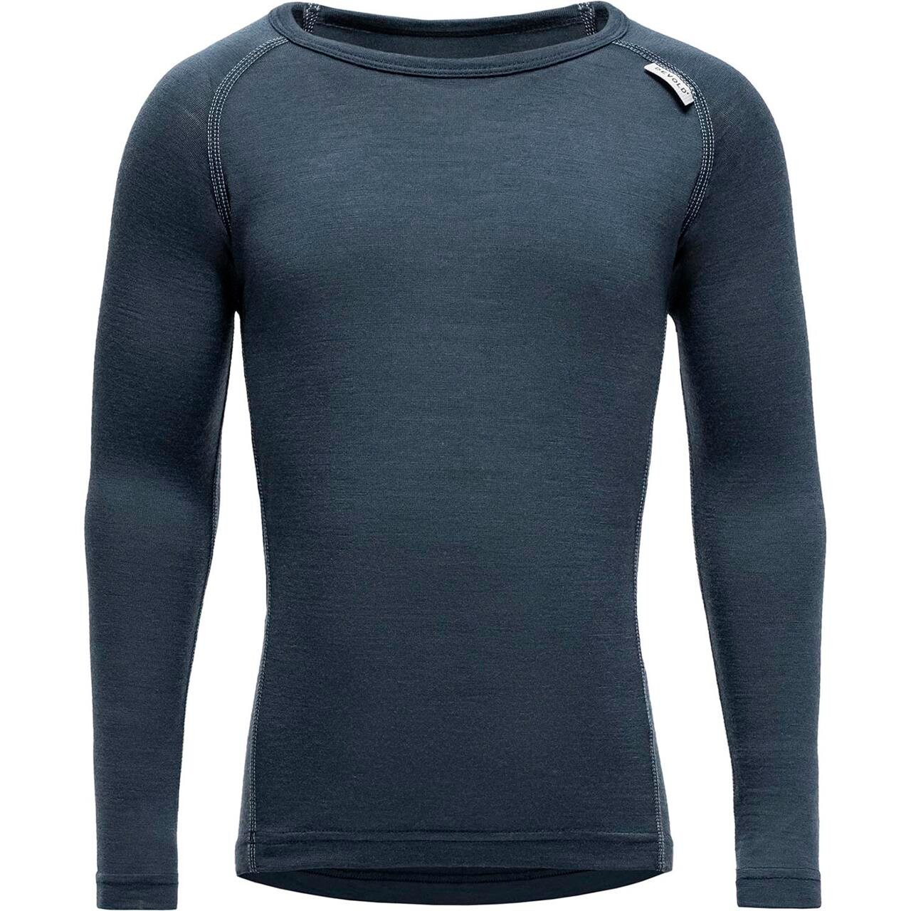 Devold Kids Breeze Merino Shirt (Blå (NIGHT) 38)