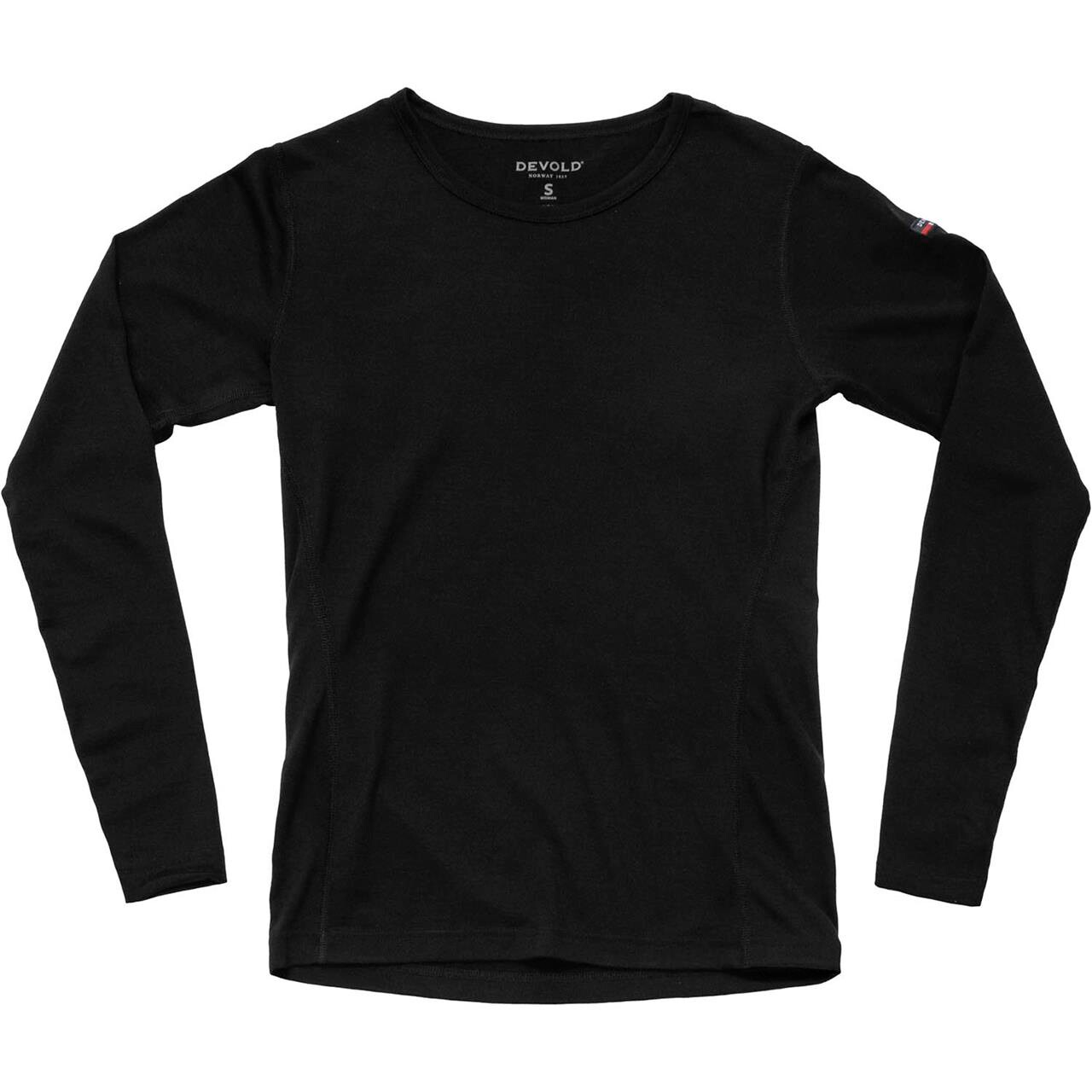 Devold Womens Breeze Merino 150 Shirt (Sort (BLACK) Large)