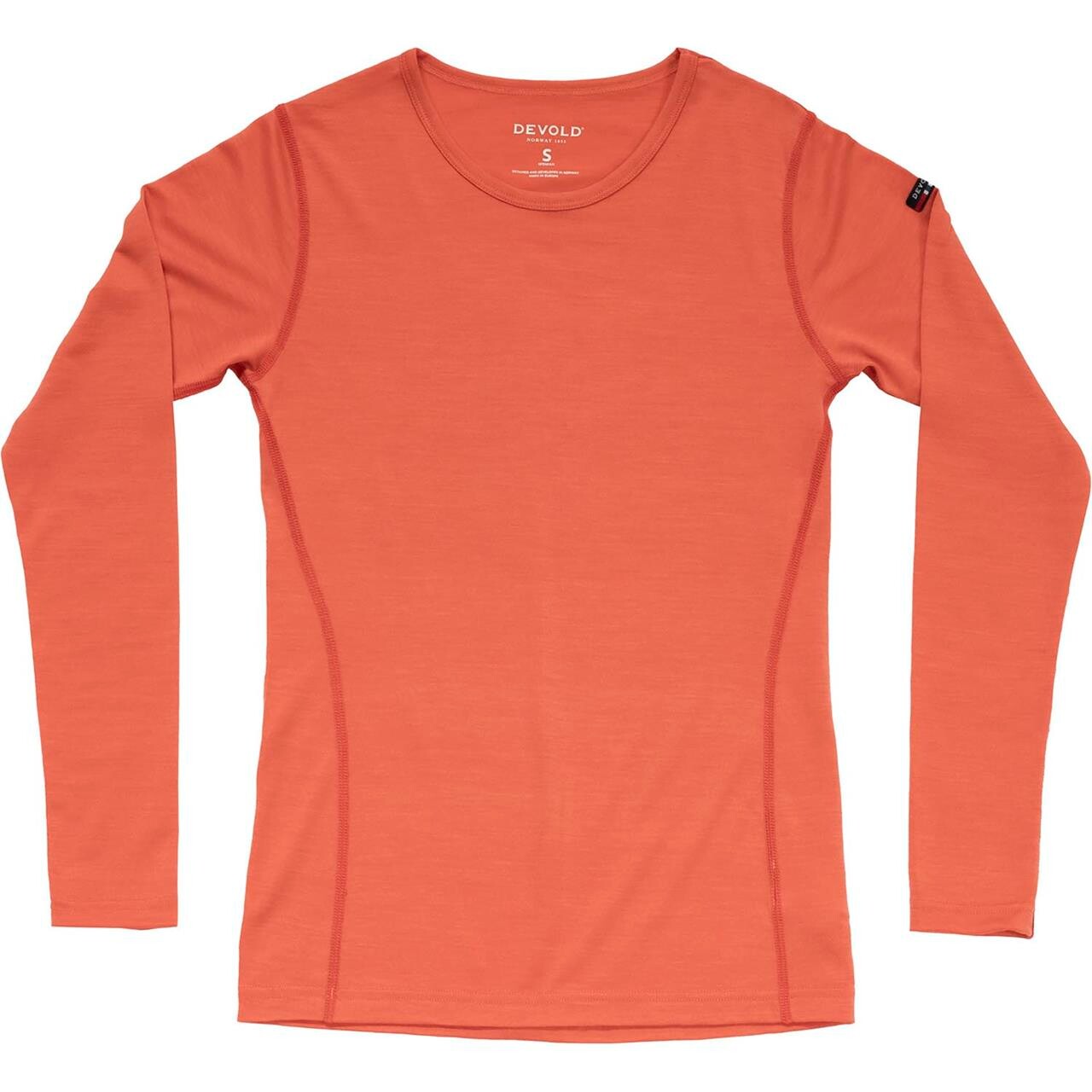 Devold Womens Breeze Merino 150 Shirt (Rød (CORAL) Large)