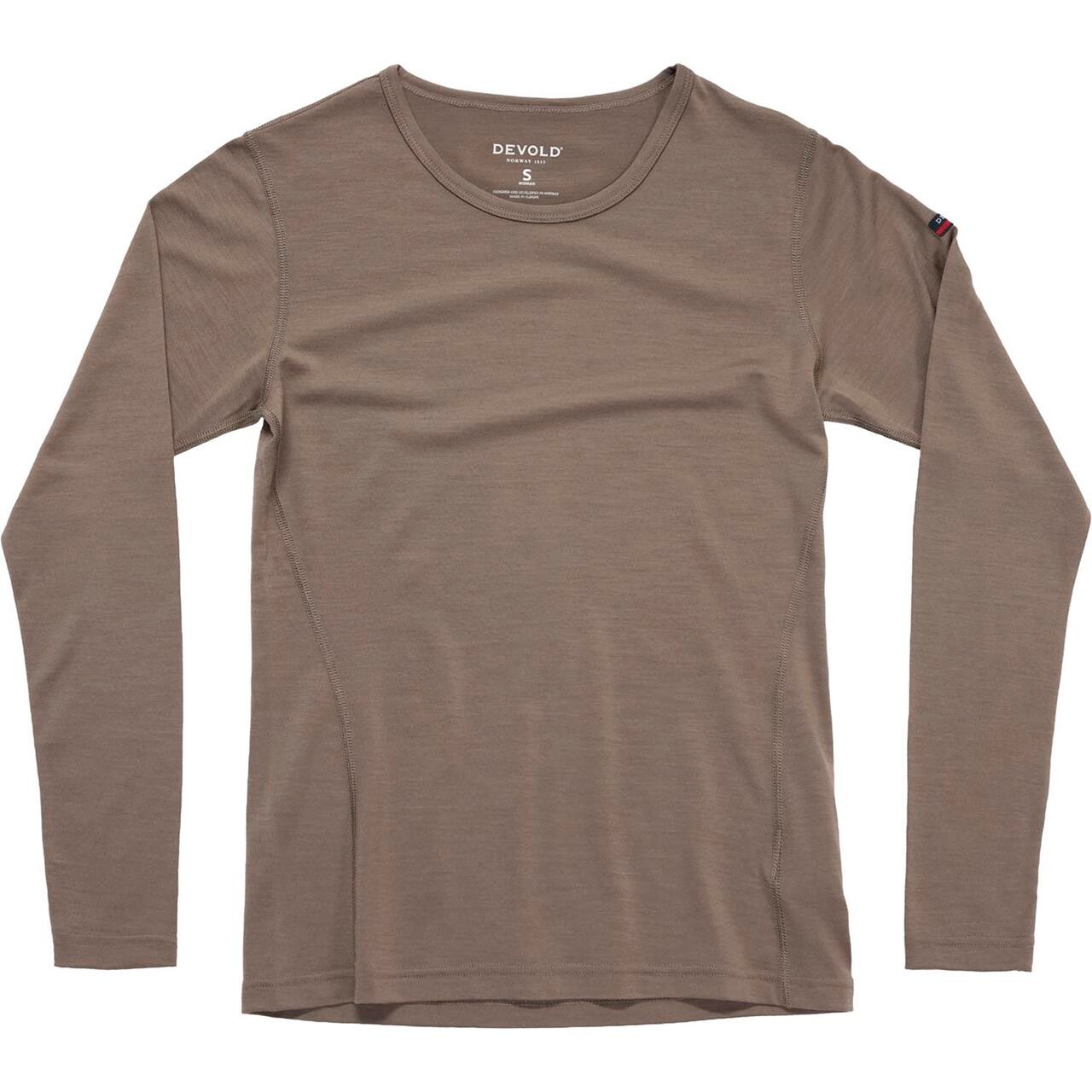 Devold Womens Breeze Merino 150 Shirt (Brun (FALCON) Small)