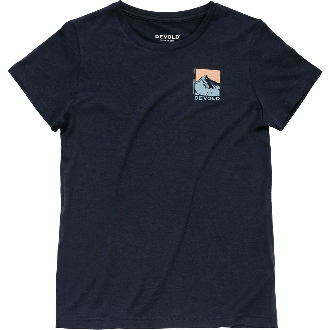 Devold Womens Classic Summit Tee (Sort (INK) Large)