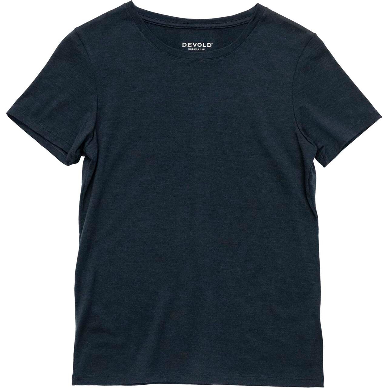Devold Womens Classic Tee - Sort - L