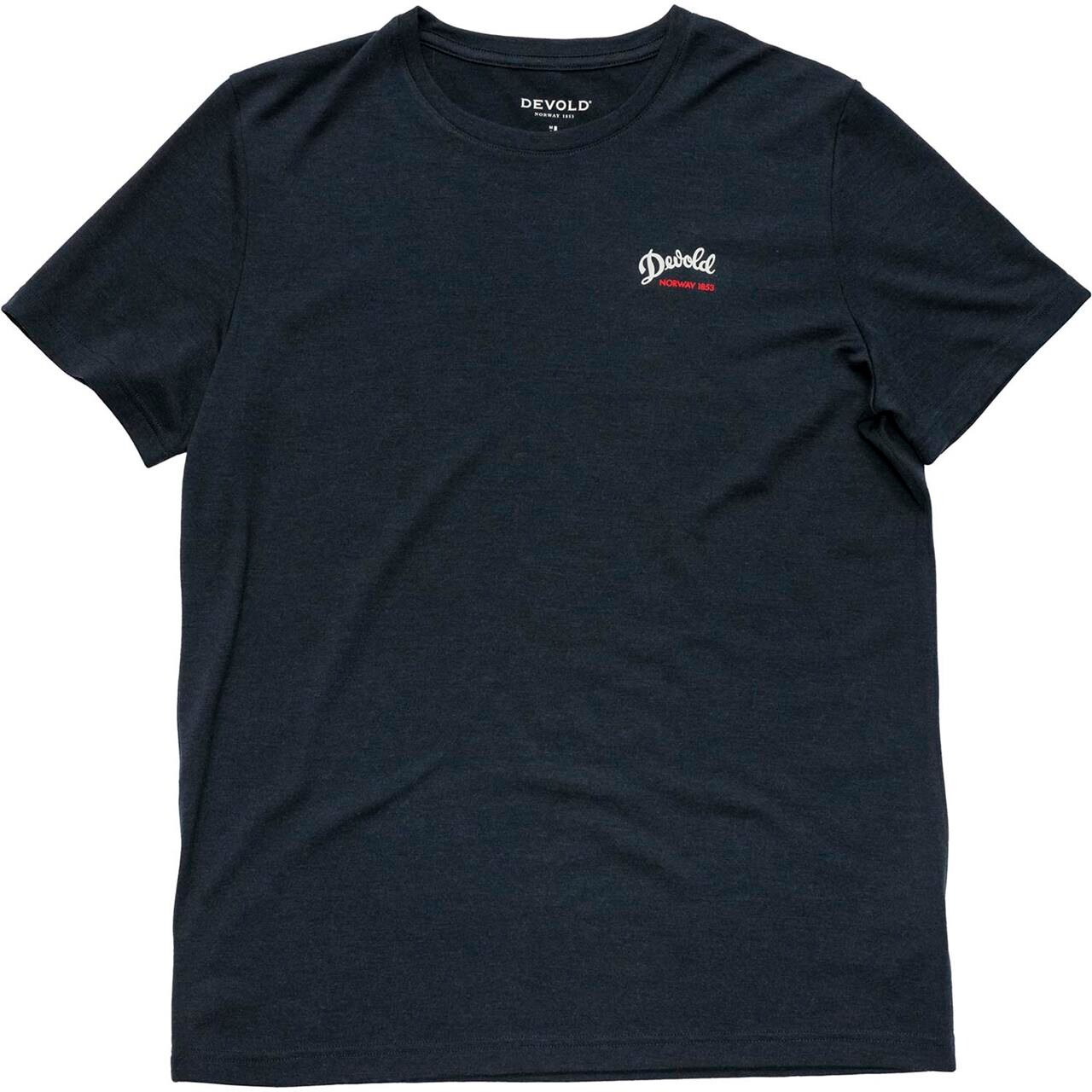 Devold Mens Classic Script Tee (Sort (INK) Small)
