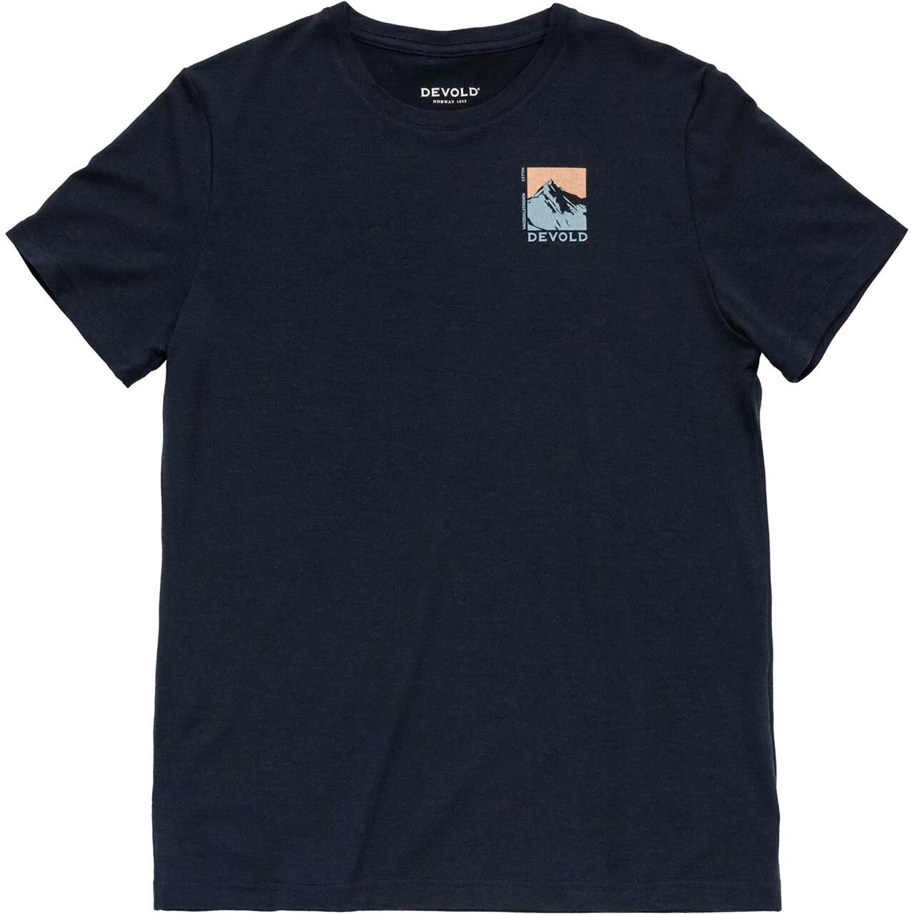 Devold Mens Classic Summit Tee (Sort (INK) Large)