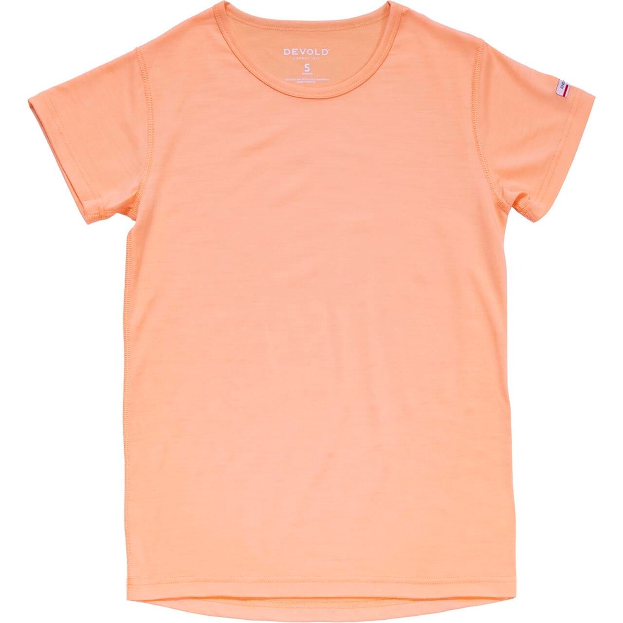 Devold Womens Breeze Plus Merino 200 T-shirt (Orange (SUNRISE) X-small)