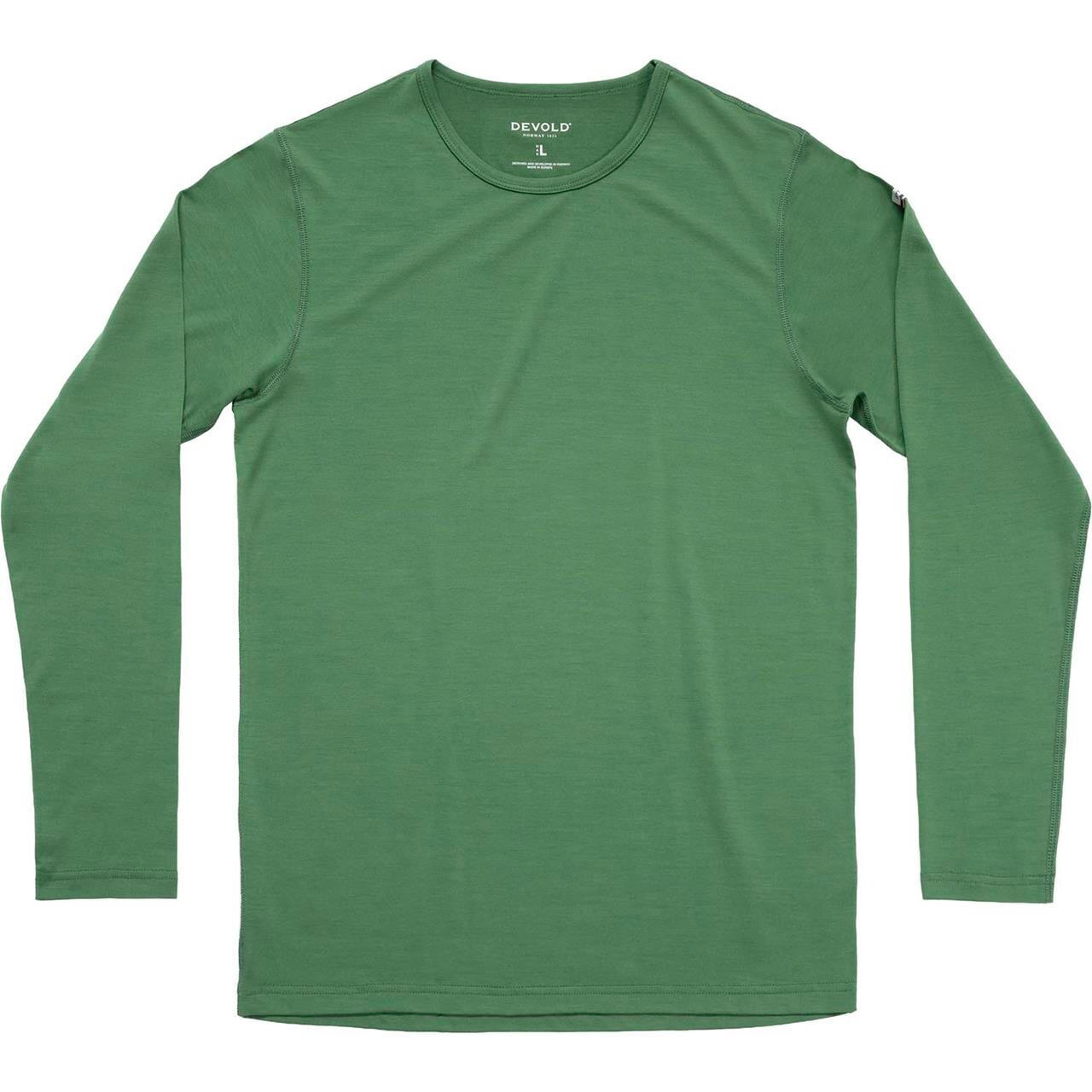 Devold Mens Breeze Plus Merino 200 Shirt (Grøn (CLOVER) Large)