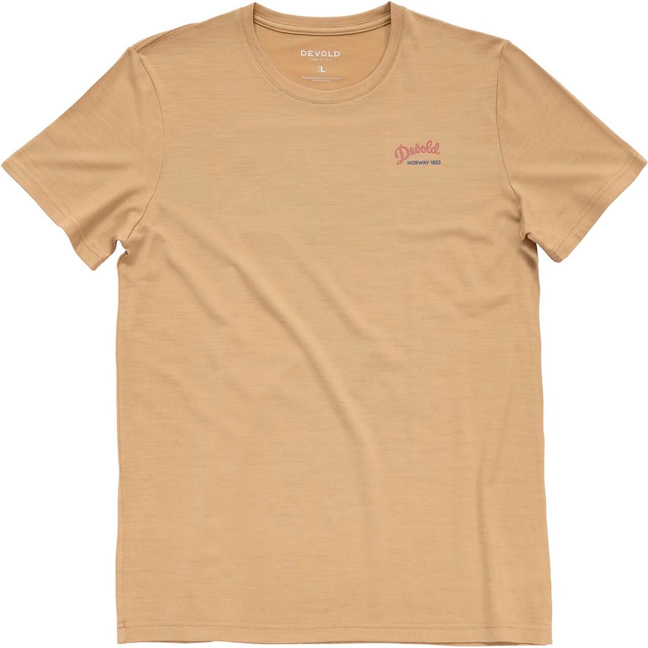 Devold Mens Premium Fisherman Tee (Beige (OAT) Small)