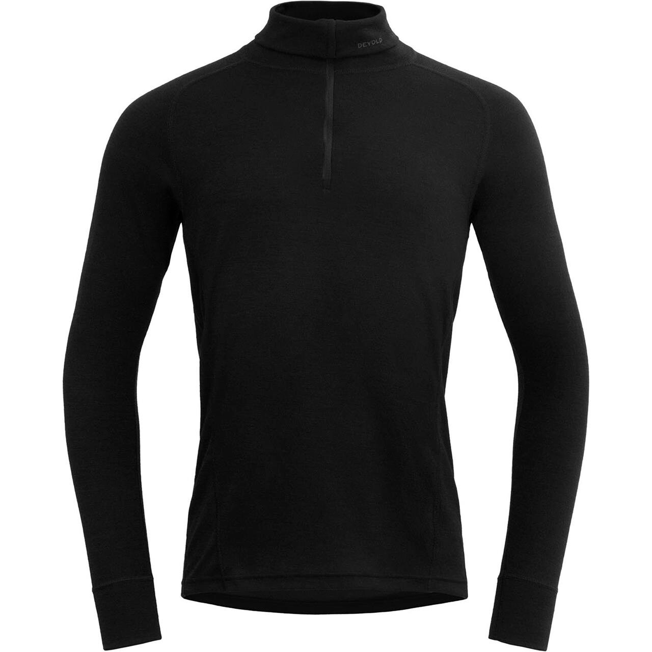 Devold Mens Duo Active Merino 205 Zip Neck (Sort (BLACK) Medium)