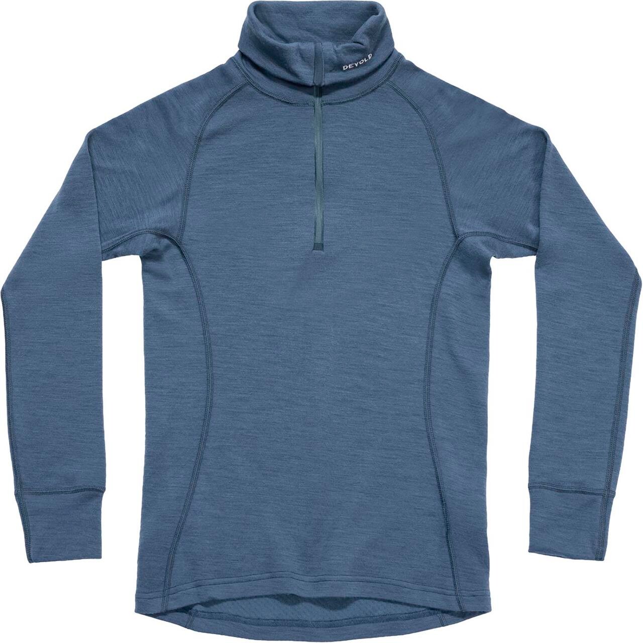Devold Womens Duo Active Merino 205 Zip Neck (Blå (BERRY) Large)