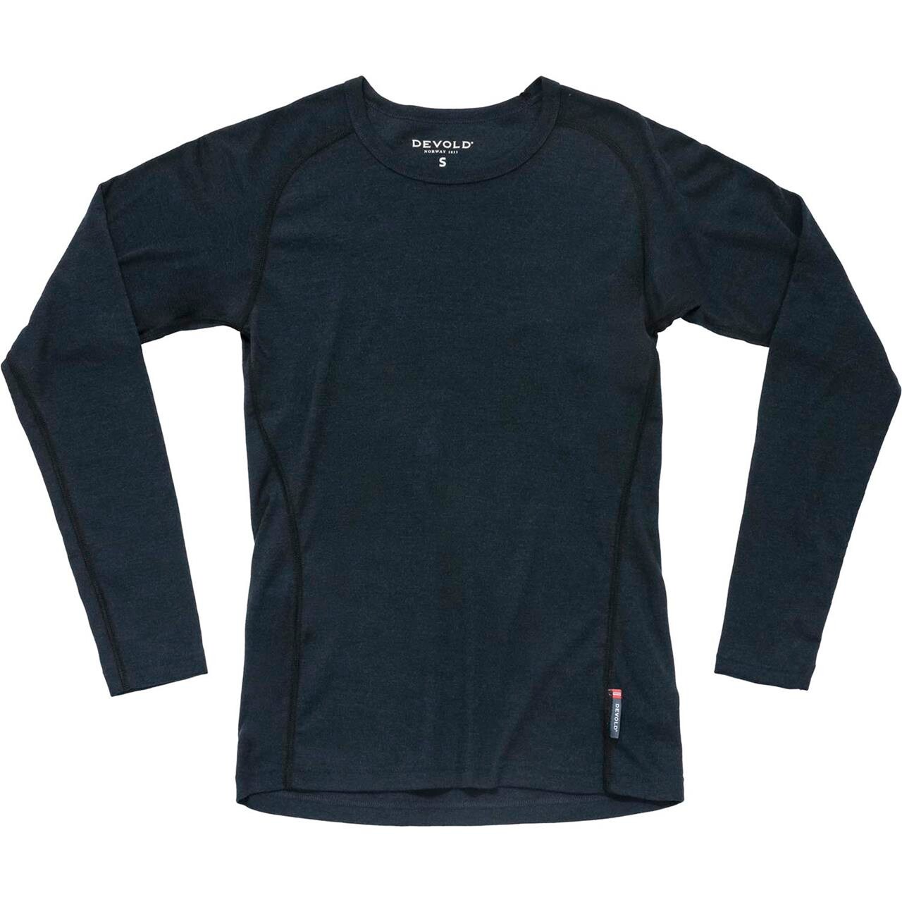 Devold Womens Lauparen Merino 190 Base Shirt (Sort (INK) Small)