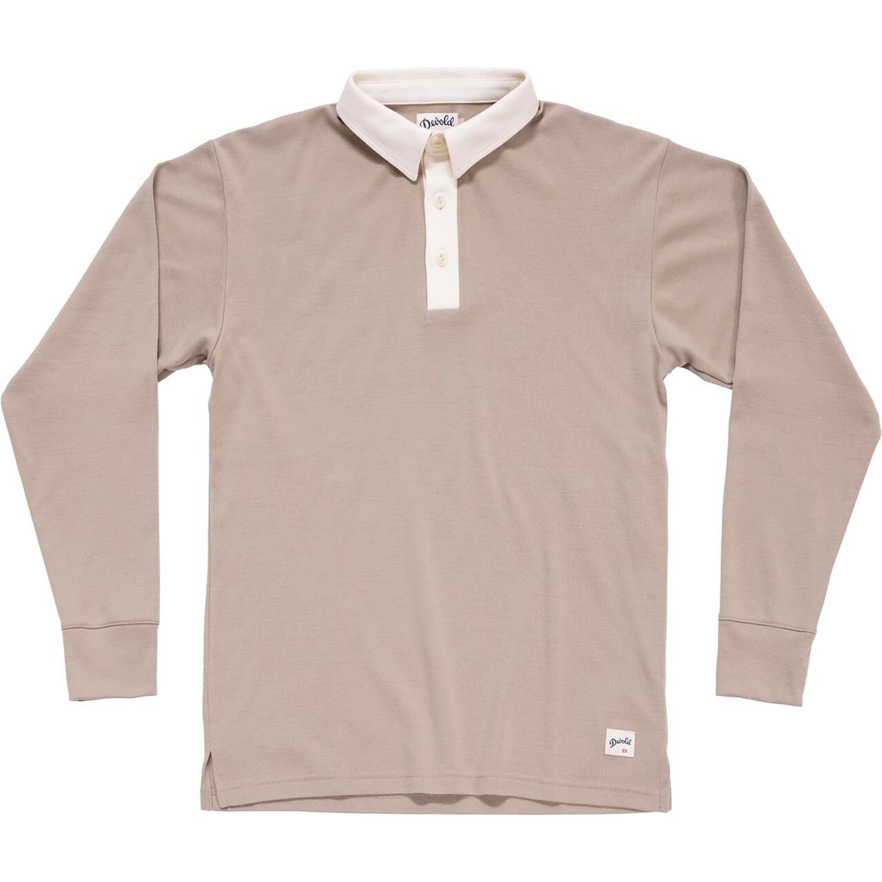 Devold Archive Rugby Shirt L/S (Grå (STONE) Large)