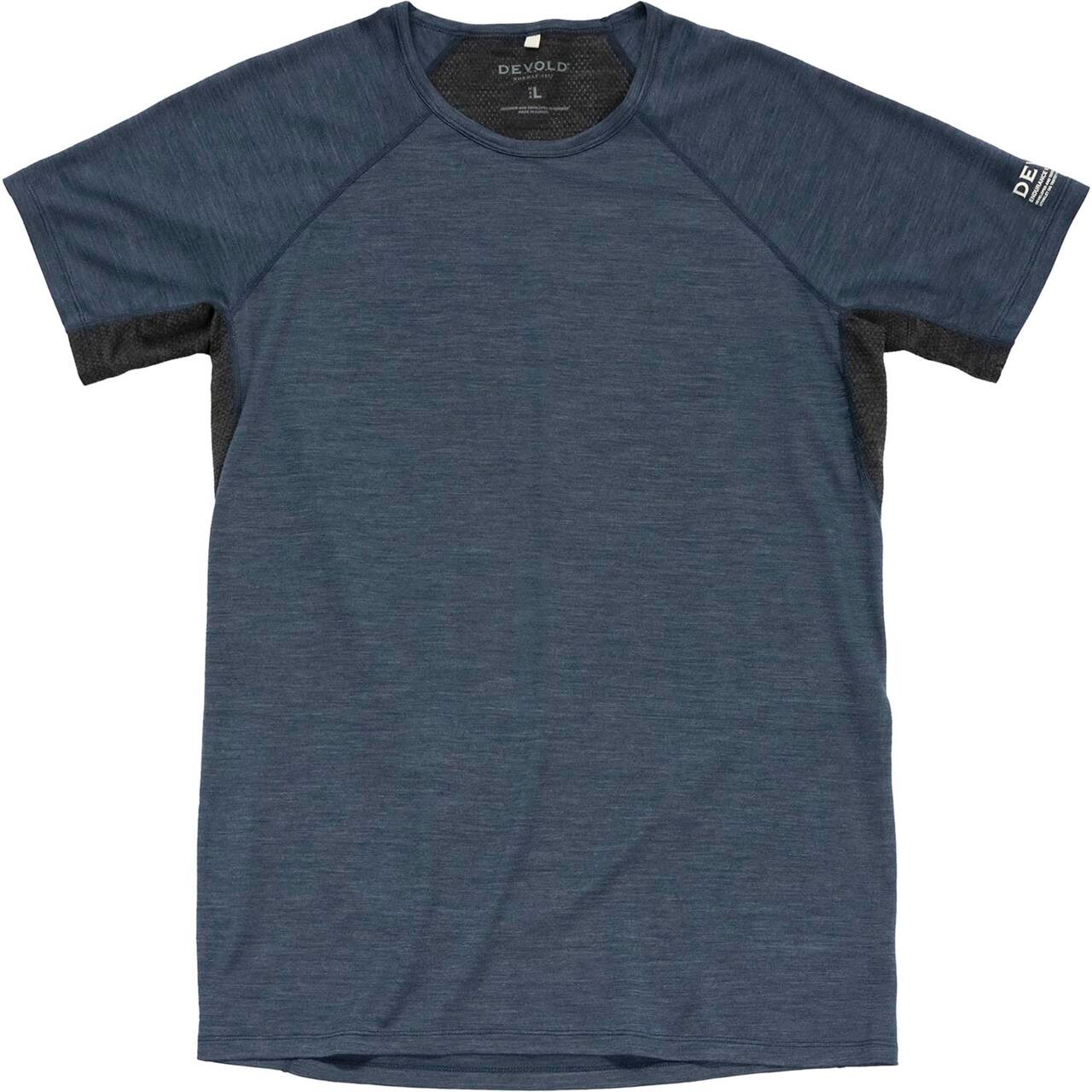 Devold Mens Endurance Merino 130 Tee - Blå - L