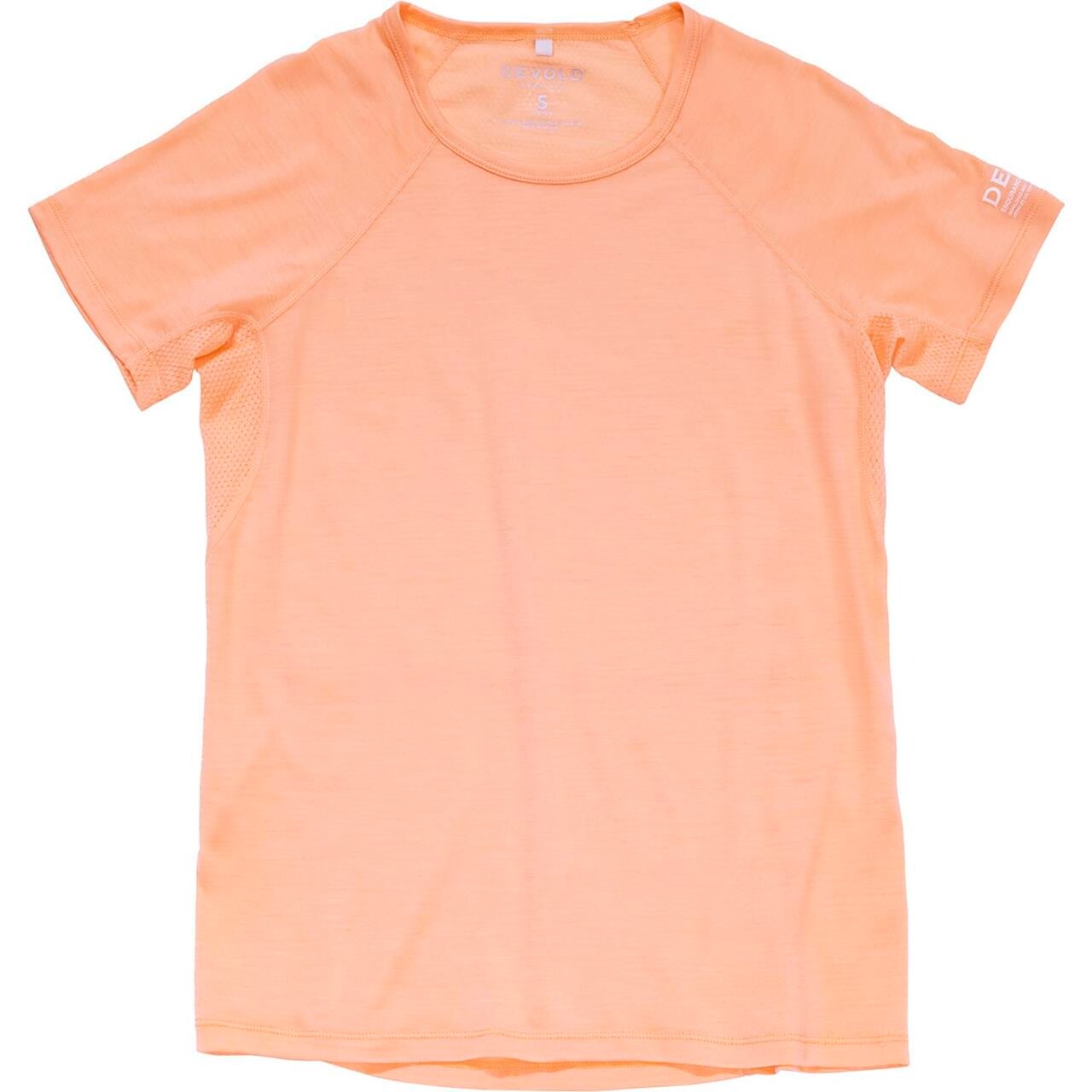 Devold Womens Endurance Merino 130 Tee (Orange (SUNRISE) Large)