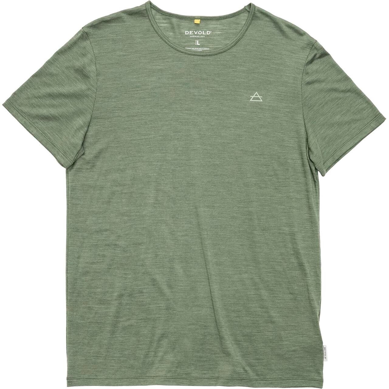 Devold Mens Active Tee (Grøn (FOREST) Large)