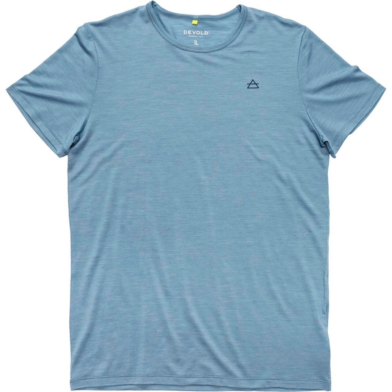 Devold Mens Active Tee (Blå (SKYBLUE) Large)