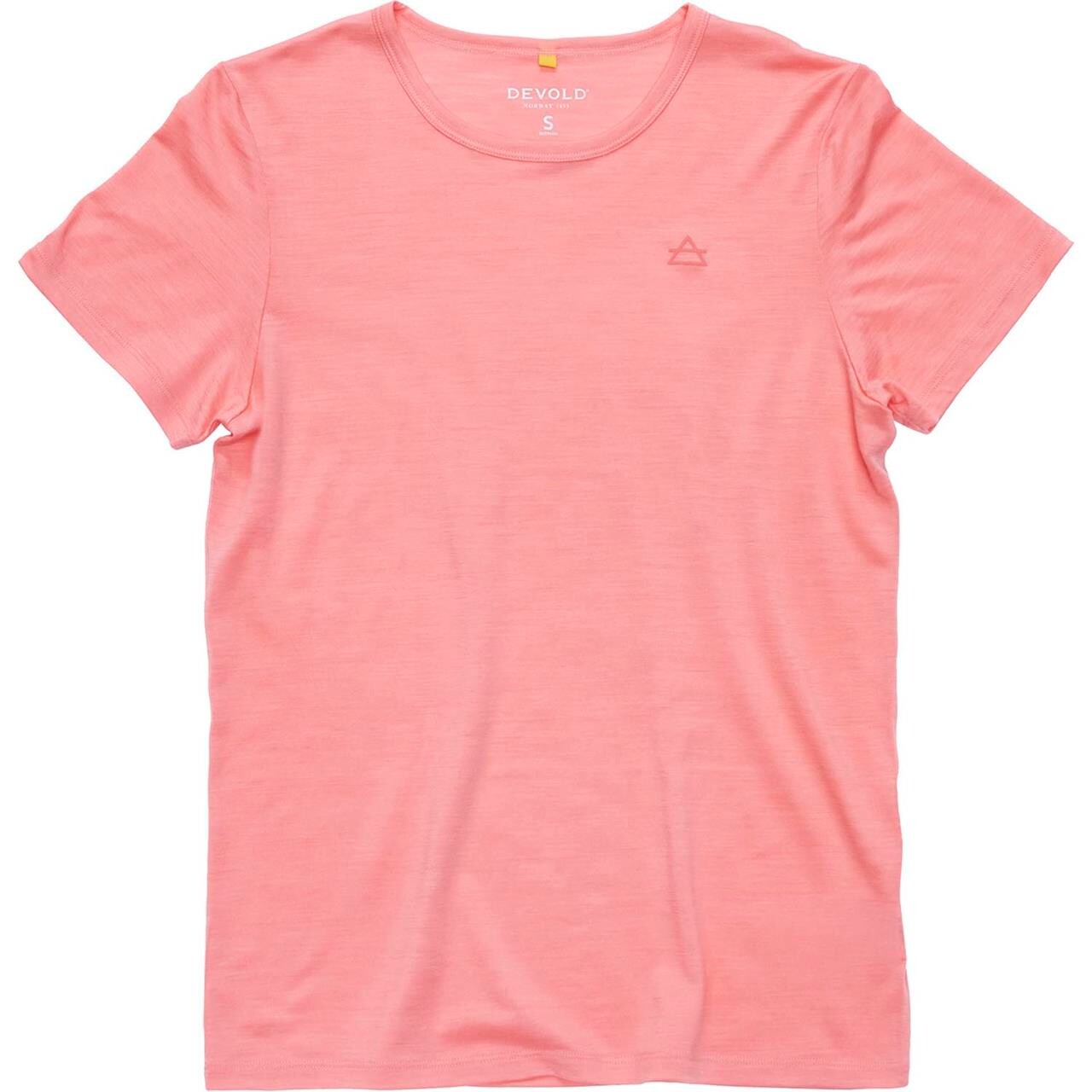 Devold Womens Active Tee (Lyserød (APRICOT) Medium)