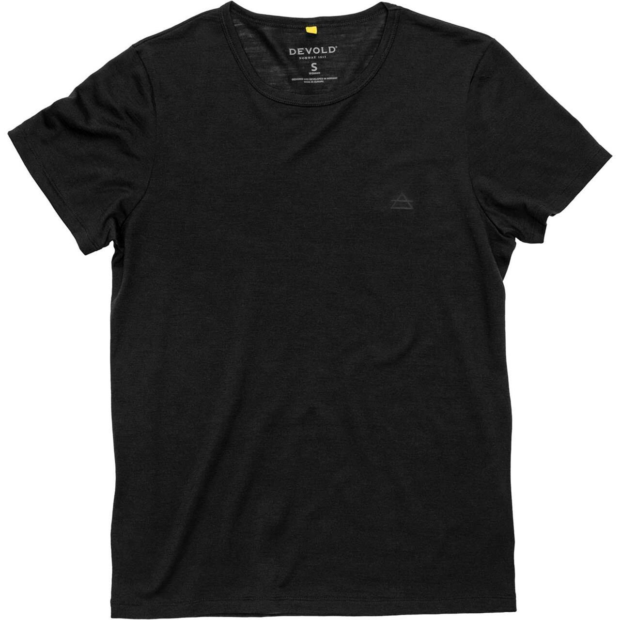 Devold Womens Active Tee (Sort (BLACK) Large)