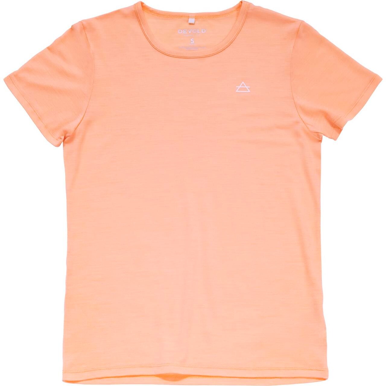Devold Womens Active Tee (Orange (SUNRISE) Small)