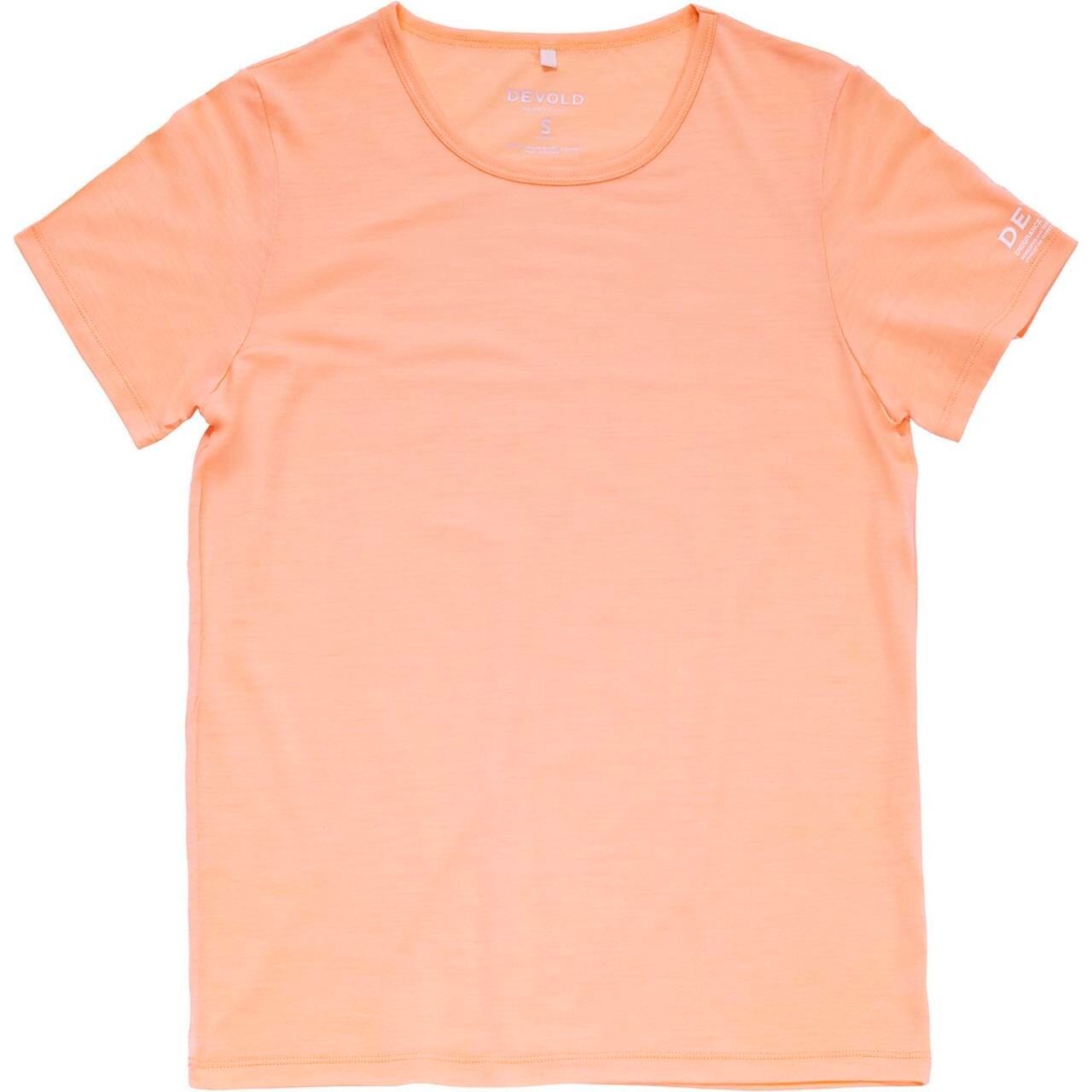 Devold Womens Active Stamp Tee (Orange (SUNRISE) Medium)