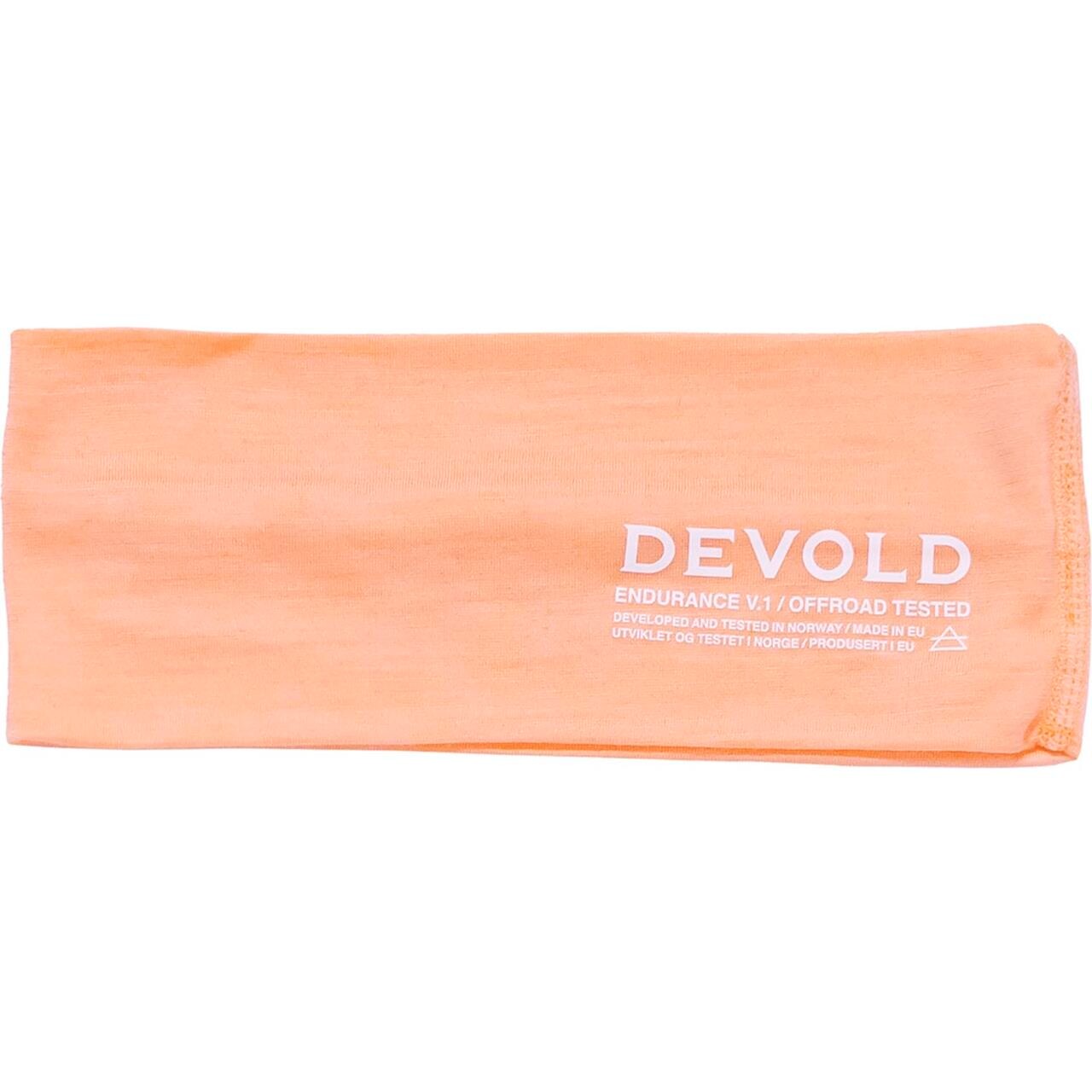 Devold Endurance Merino Light Headband (Orange (SUNRISE) One size)