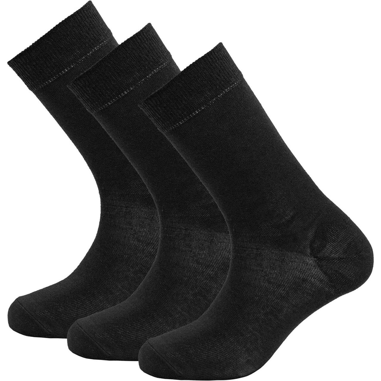 Devold Daily Merino Light Sock 3pk (Sort (BLACK) 36-40)