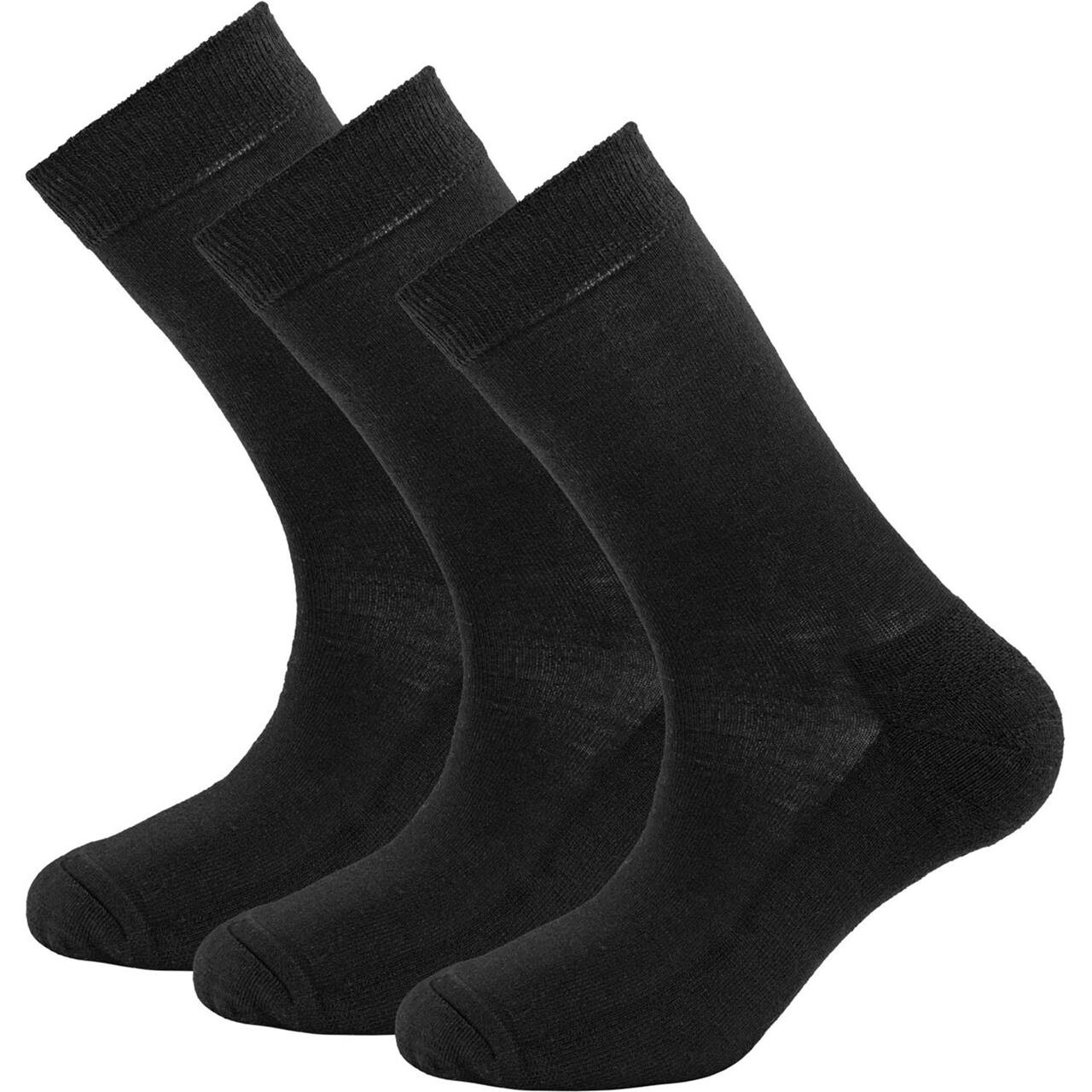 Devold Daily Merino Medium Sock 3pk (Sort (BLACK) 36-40)