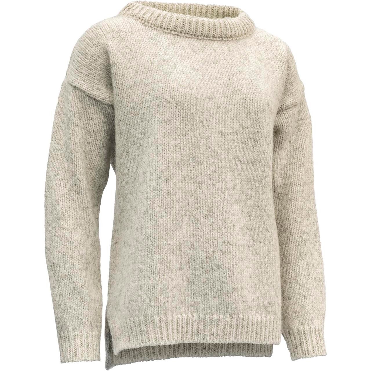 Devold Womens Nansen Wool Sweater (Grå (GREY MELANGE) X-large)