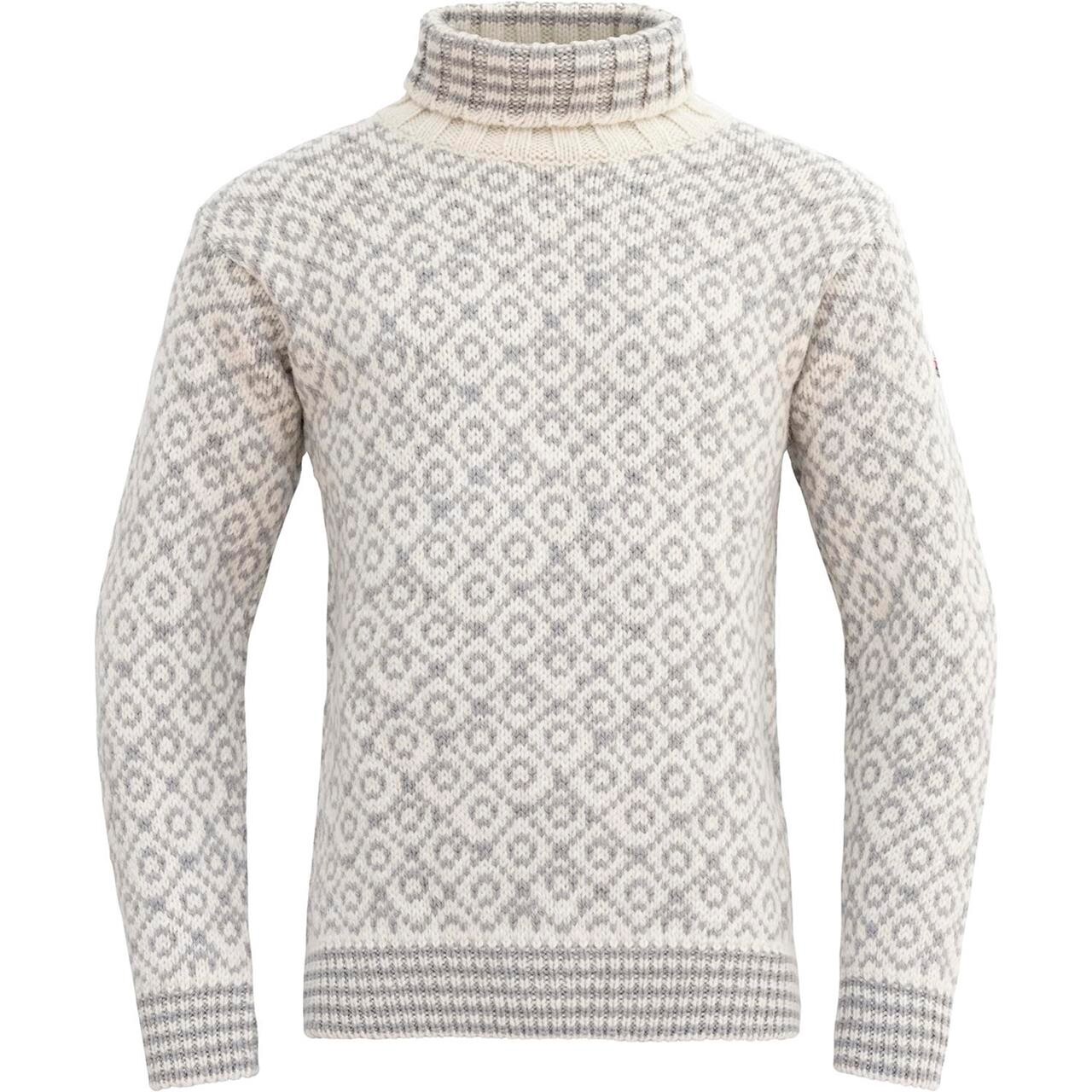 Devold Svalbard Wool High Neck (Hvid (OFFWHITE/GREY) XX-large)