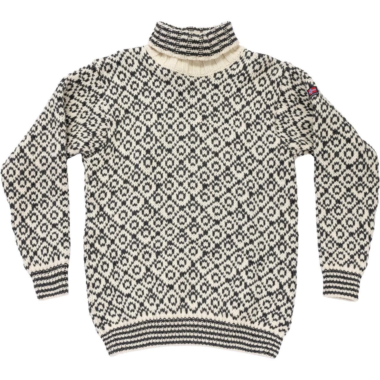 Devold Svalbard Wool High Neck (Hvid (OFFWHITE/ANTHRACITE) Medium)
