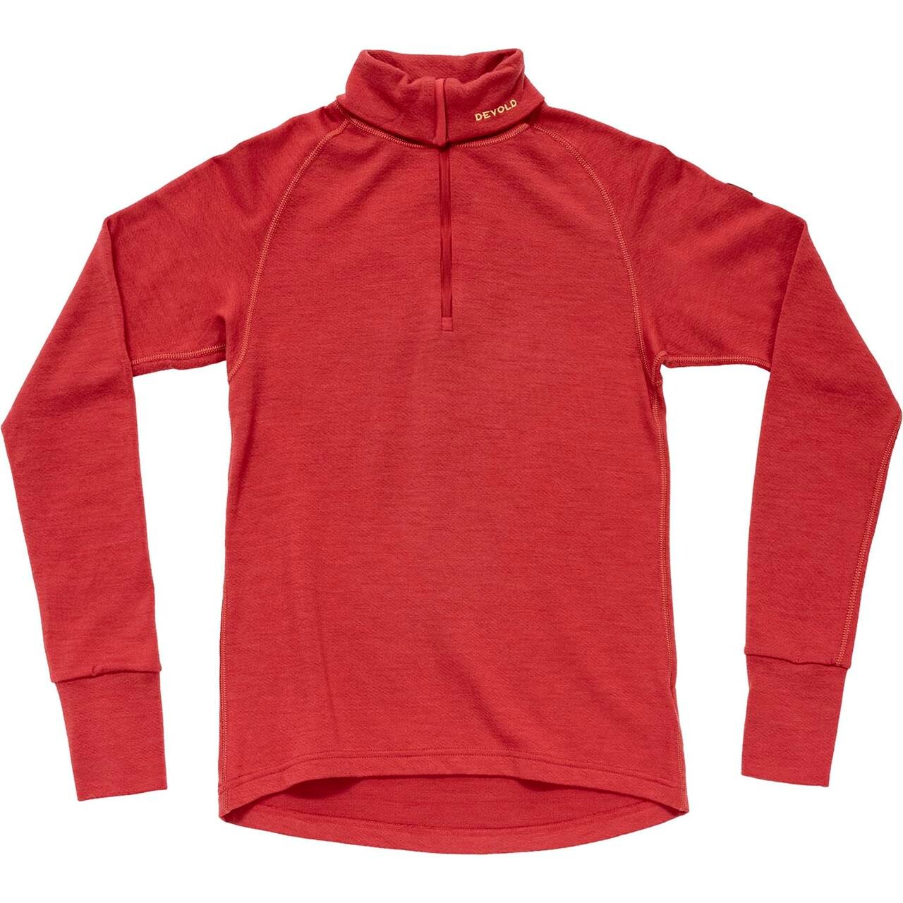 Devold Womens Expedition Merino 235 Zip Neck (Rød (BEAUTY) Large)