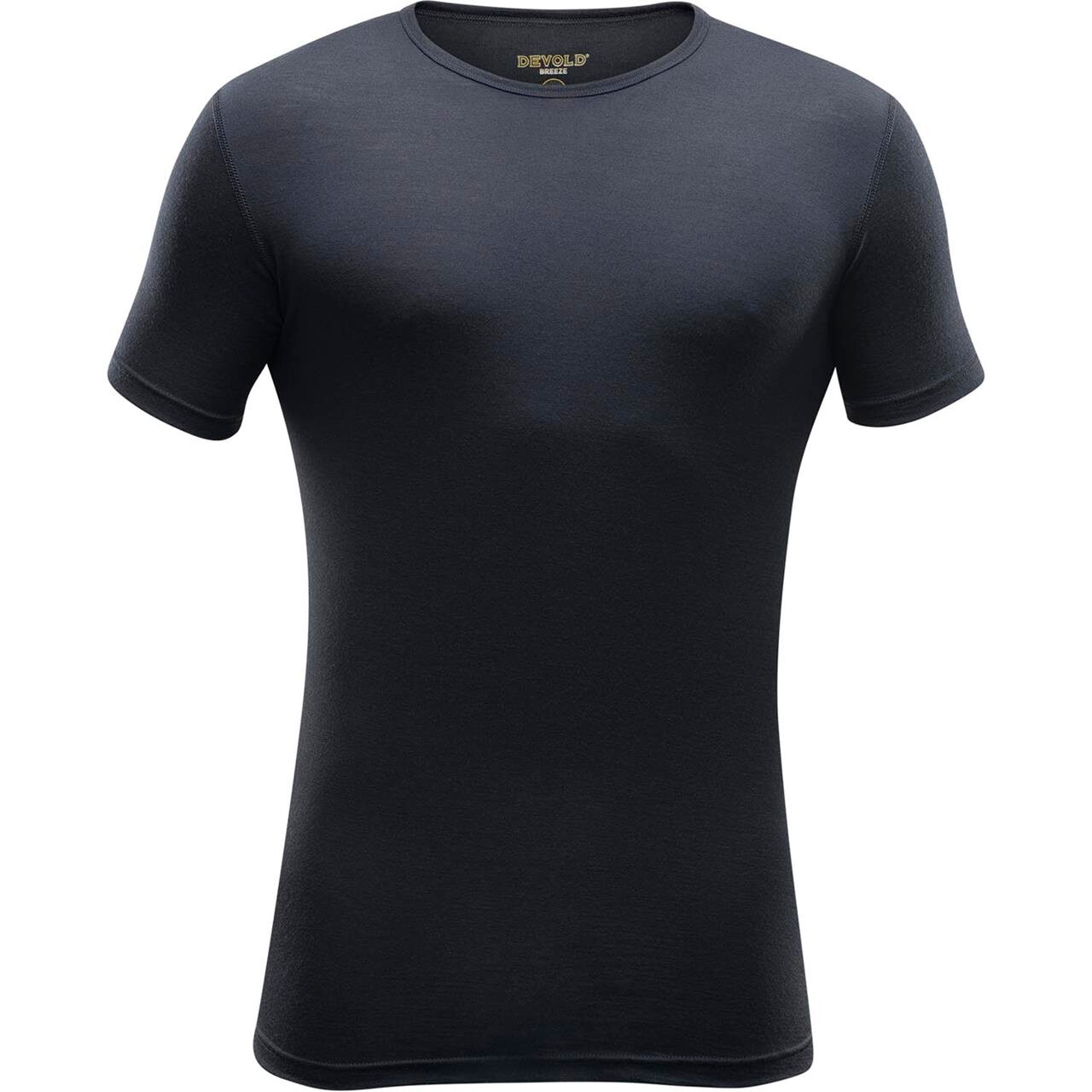 Devold Mens Breeze Merino 150 T-shirt (Sort (BLACK) Large)